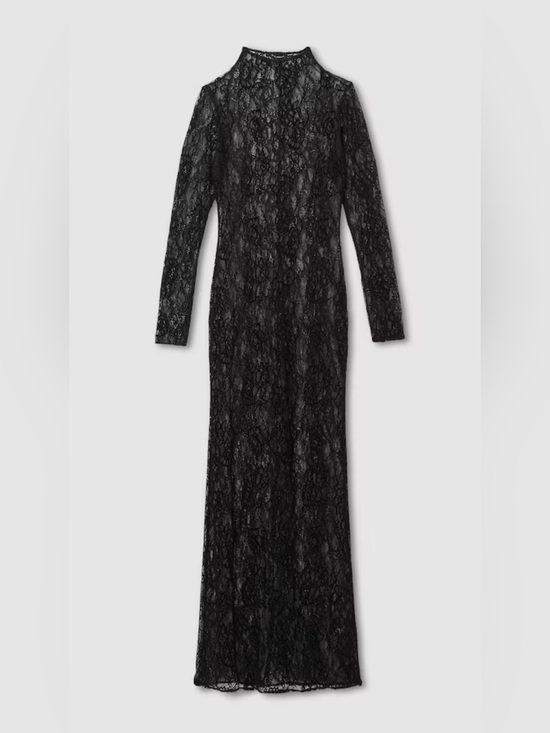 Good American Dresses & Skirts - Good American Lace Maxi Dress in Black